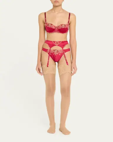 Lise Charmel Eblouissante Icone Embroidered Suspender Belt | Thumbnail 2 Lise Charmel Eblouissante Icone Embroidered Suspender Belt | Thumbnail 2