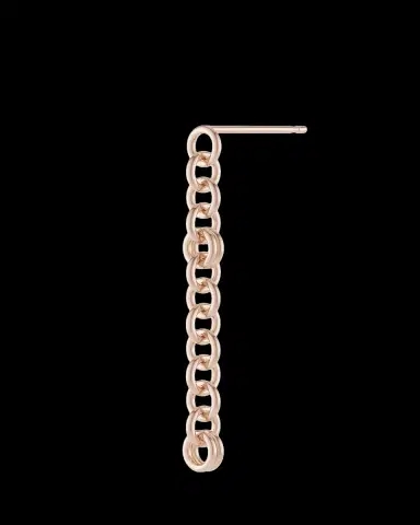 Spinelli Kilcollin Anaka 18K Rose Gold XL Earring, Single | Thumbnail 2 Spinelli Kilcollin Anaka 18K Rose Gold XL Earring, Single | Thumbnail 2