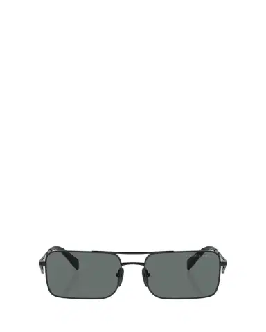 Prada Polarized Steel Rectangular Sunglasses | Thumbnail 1 Prada Polarized Steel Rectangular Sunglasses | Thumbnail 1