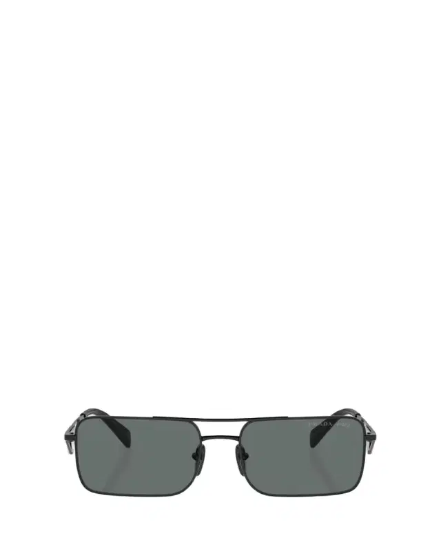 Polarized Steel Rectangular Sunglasses