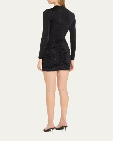 Retrofête Tana Long-Sleeve Embellished Mini Dress | Thumbnail 3 Retrofête Tana Long-Sleeve Embellished Mini Dress | Thumbnail 3