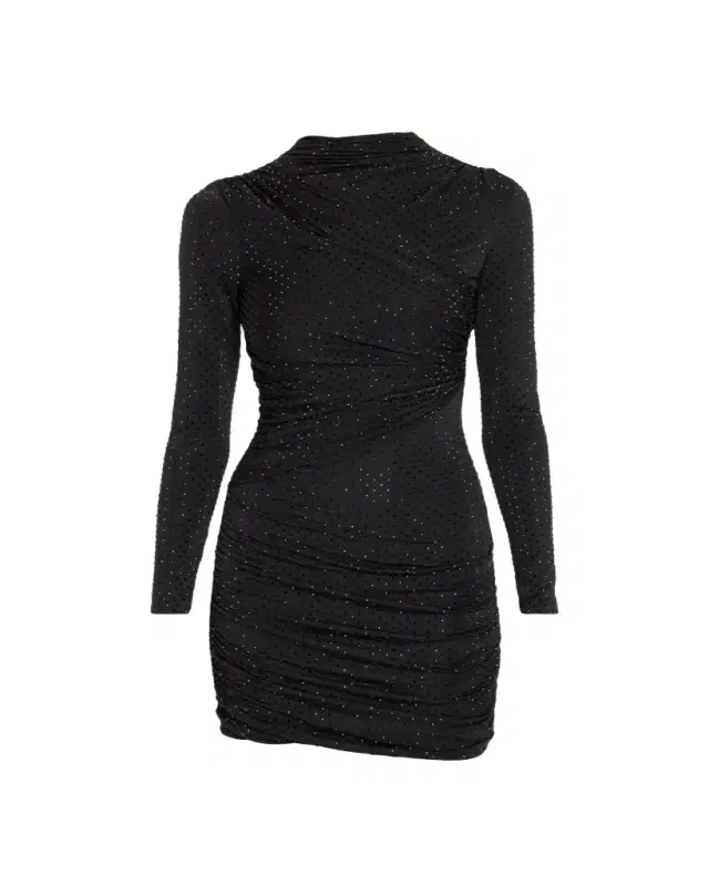 Tana Long-Sleeve Embellished Mini Dress