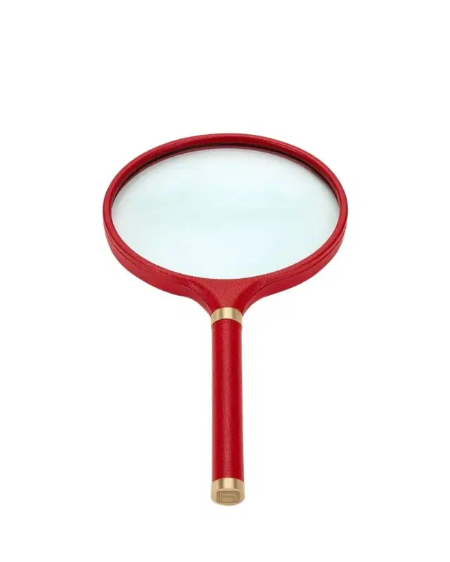 Assouline Archival Leather Magnifying Glass