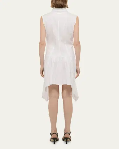 Helmut Lang Sleeveless Bustier Shirtdress | Thumbnail 3 Helmut Lang Sleeveless Bustier Shirtdress | Thumbnail 3
