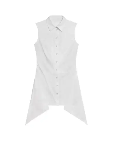 Helmut Lang Sleeveless Bustier Shirtdress | Thumbnail 1 Helmut Lang Sleeveless Bustier Shirtdress | Thumbnail 1