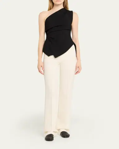 RÓHE Draped One-Shoulder Top | Thumbnail 2
