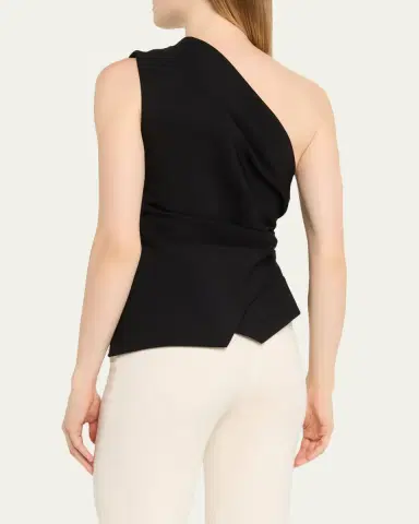 RÓHE Draped One-Shoulder Top | Thumbnail 3