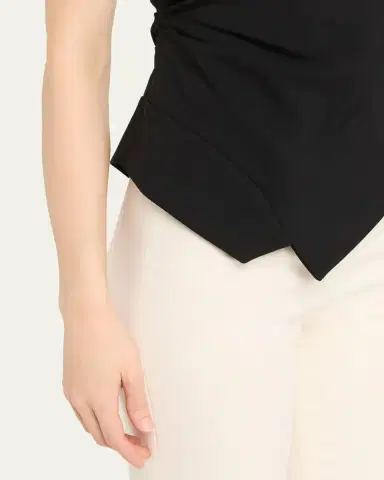 RÓHE Draped One-Shoulder Top | Thumbnail 5