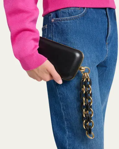 Givenchy Wristlet Clutch Bag in Nappa Leather | Thumbnail 2