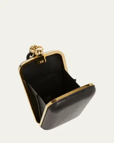 Givenchy Wristlet Clutch Bag in Nappa Leather | Thumbnail 4