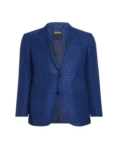 Zegna Men's Gingham Check Single-Breasted Sport Coat | Thumbnail 1 Zegna Men's Gingham Check Single-Breasted Sport Coat | Thumbnail 1