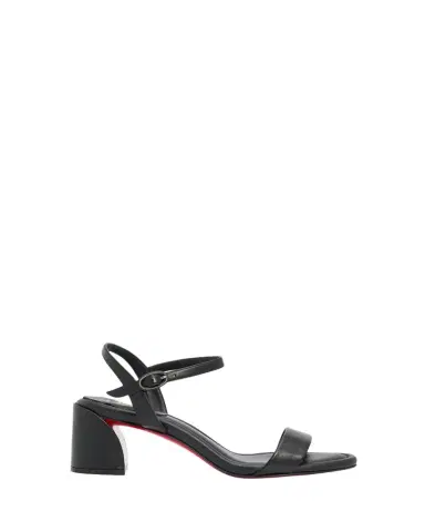 Christian Louboutin mm Jane Leather Ankle-Strap Sandals | Thumbnail 1