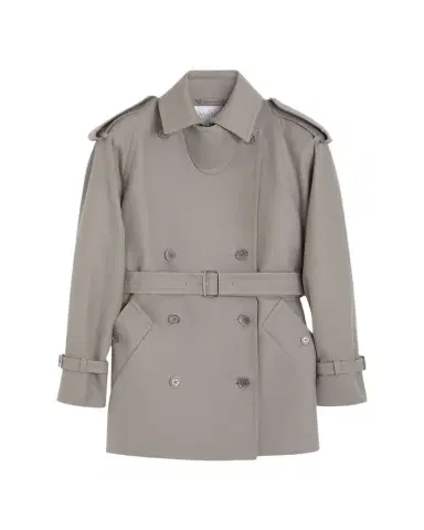 Max Mara Cacio Double-Breasted Cotton Duster Coat | Thumbnail 1