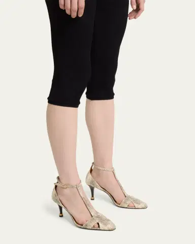 Chloé Cleia Embossed Leather Pumps | Thumbnail 2 Chloé Cleia Embossed Leather Pumps | Thumbnail 2