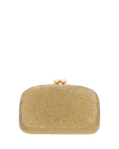 Carolina Herrera Vega Crystal-Embellished Suede Clutch Bag | Thumbnail 1 Carolina Herrera Vega Crystal-Embellished Suede Clutch Bag | Thumbnail 1