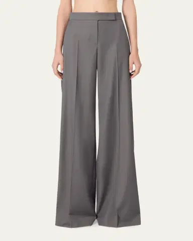 Max Mara Serio Virgin Wool Wide-Leg Pants | Thumbnail 3