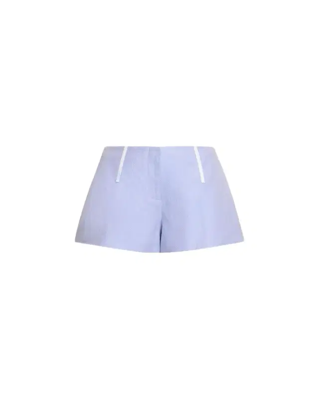 Brandon Maxwell The Cricket Bell Herringbone Shorts