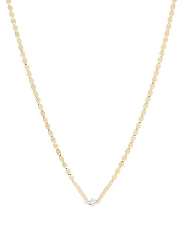 Lana Rectangle Link Marquis Diamond Necklace