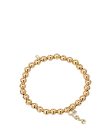 Sydney Evan 14K Diamond Pave Love Script Bracelet | Thumbnail 1 Sydney Evan 14K Diamond Pave Love Script Bracelet | Thumbnail 1