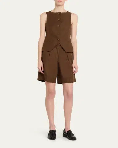 OFFICINE GÉNÉRALE Lane Italian Linen Vest | Thumbnail 2 OFFICINE GÉNÉRALE Lane Italian Linen Vest | Thumbnail 2