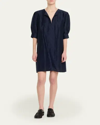 OFFICINE GÉNÉRALE Gigi Italian Linen Mini Dress | Thumbnail 2 OFFICINE GÉNÉRALE Gigi Italian Linen Mini Dress | Thumbnail 2