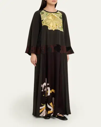 Rianna + Nina Kendima Vintage Bell-Sleeve Maxi Kimono Dress | Thumbnail 4