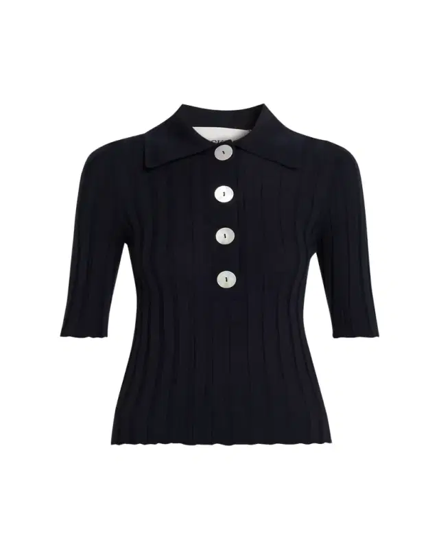 Sugarman Short Sleeve Knit Polo