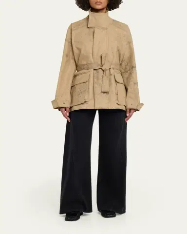 Nackiyé Canvas Cotton Cargo Coat | Thumbnail 2 Nackiyé Canvas Cotton Cargo Coat | Thumbnail 2