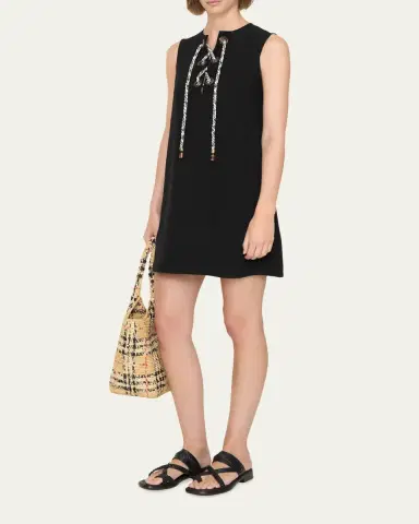 Burberry Rhoslyn Sleeveless Lace-Up Mini Dress | Thumbnail 2 Burberry Rhoslyn Sleeveless Lace-Up Mini Dress | Thumbnail 2