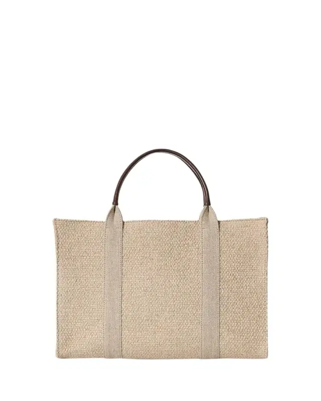 Georgia Woven Structured Tote Bag