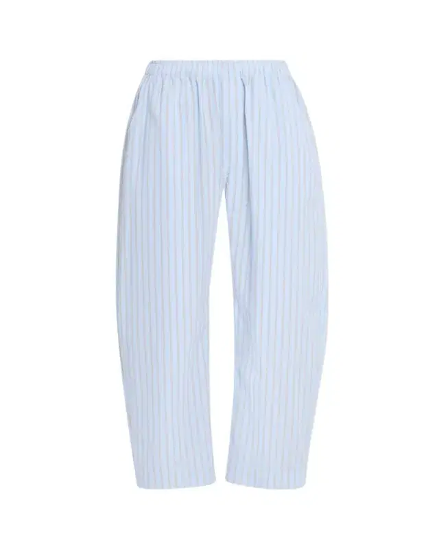 Jamie Haller The Boxer Striped Barrel-Leg Ankle Pants