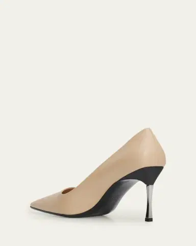Gucci 85mm Trinity Leather Pointed-Toe Pumps | Thumbnail 4 Gucci 85mm Trinity Leather Pointed-Toe Pumps | Thumbnail 4