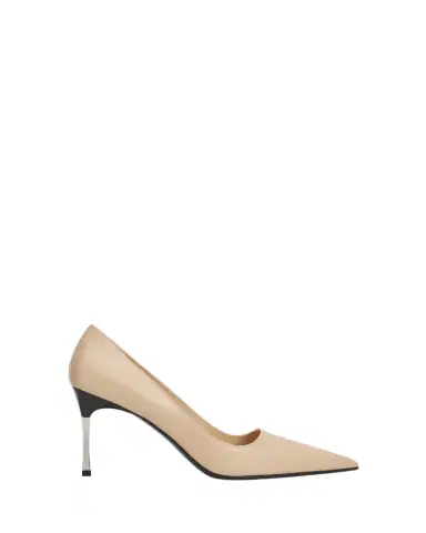 Gucci 85mm Trinity Leather Pointed-Toe Pumps | Thumbnail 1 Gucci 85mm Trinity Leather Pointed-Toe Pumps | Thumbnail 1