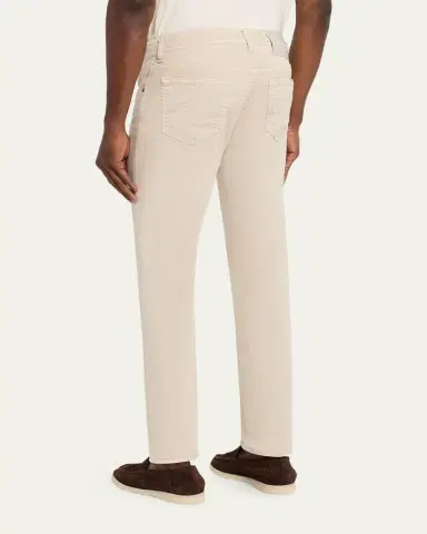 Jacob Cohen Men's Denim Slim-Straight Leg Five-Pocket Pants | Thumbnail 3