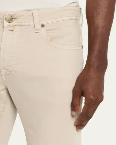 Jacob Cohen Men's Denim Slim-Straight Leg Five-Pocket Pants | Thumbnail 5