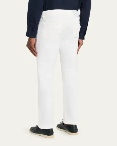 Jacob Cohen Men's Denim Slim-Straight Leg Five-Pocket Pants | Thumbnail 8