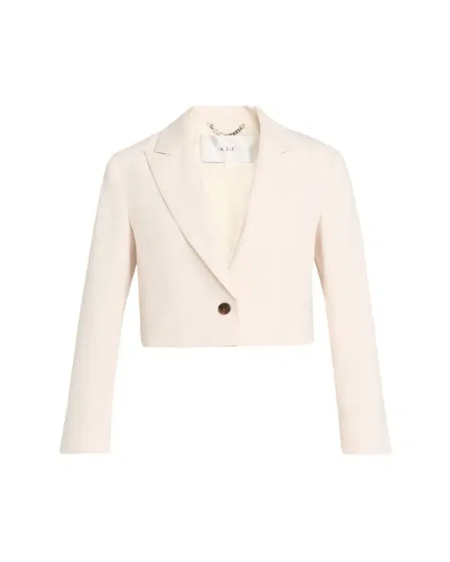 Cam Cropped Single-Breasted Jacket