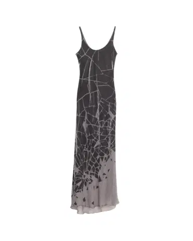 Grace Ling Cracked Velvet Burnout Bias-Cut Maxi Dress | Thumbnail 1 Grace Ling Cracked Velvet Burnout Bias-Cut Maxi Dress | Thumbnail 1