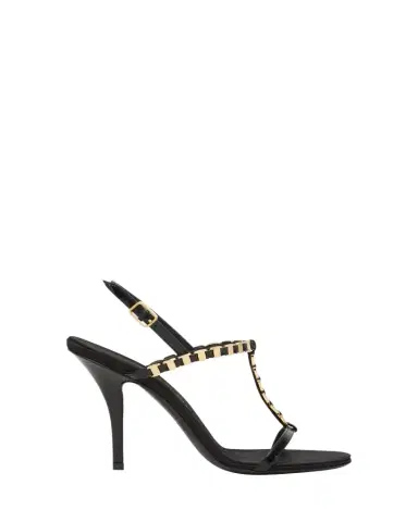 Ferragamo 95mm Estea Gancini Leather Sandals | Thumbnail 1 Ferragamo 95mm Estea Gancini Leather Sandals | Thumbnail 1