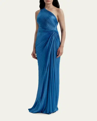 A.L.C. Lara Pleated Satin Gown | Thumbnail 2