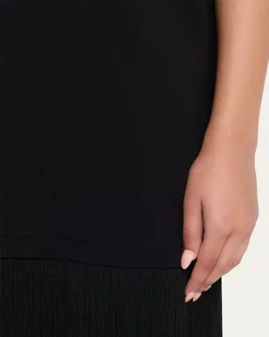 Alaïa Fringed Cotton T-Shirt | Thumbnail 5 Alaïa Fringed Cotton T-Shirt | Thumbnail 5