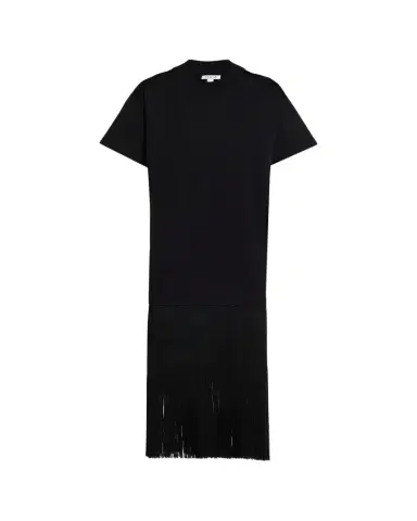 Alaïa Fringed Cotton T-Shirt | Thumbnail 1 Alaïa Fringed Cotton T-Shirt | Thumbnail 1