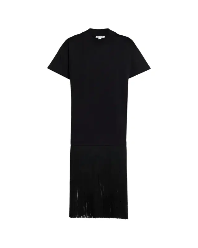 Fringed Cotton T-Shirt Fringed Cotton T-Shirt