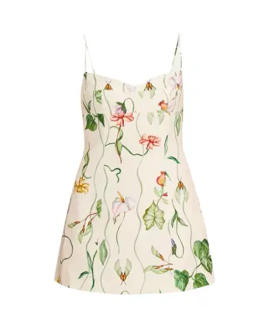 Cara Cara Cherry Linen Mini Dress | Thumbnail 1 Cara Cara Cherry Linen Mini Dress | Thumbnail 1