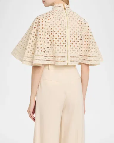 Zimmermann Indra Embroidered Cape | Thumbnail 2
