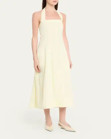 A.L.C. Elinor Halter Midi Dress | Thumbnail 4