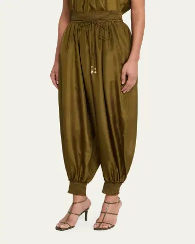 Zimmermann Mahon Silk Harem Pants | Thumbnail 4 Zimmermann Mahon Silk Harem Pants | Thumbnail 4