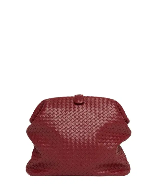 Bottega Veneta Lauren 1980 Leather Clutch Pouch Bag
