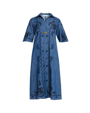 Zimmermann Aster Embroidered Midi Dress | Thumbnail 1