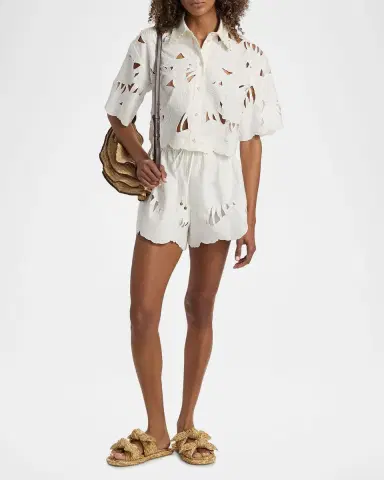 Zimmermann Mahon Embroidered Blouse | Thumbnail 2 Zimmermann Mahon Embroidered Blouse | Thumbnail 2